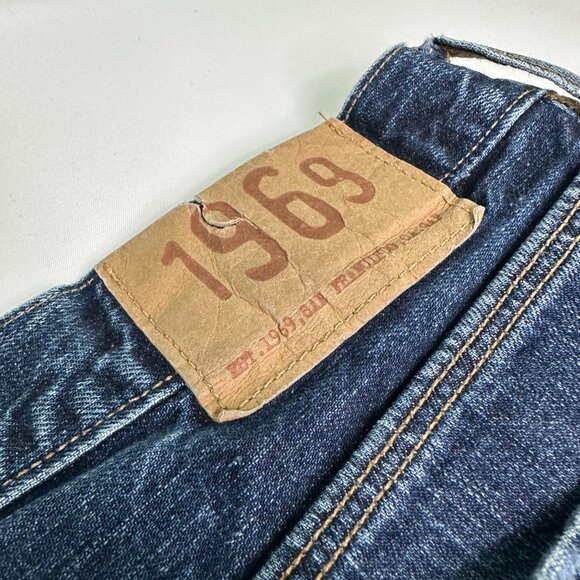 GAP 1969 Men's Jeans 40Wx32L Low Rise Straight Fit Blue Denim - Picture 10 of 10